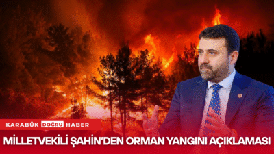 Karabük’ün Soğuksu Mahallesi Soğan Tarlası mevkisinde dün başlayan orman yangınına