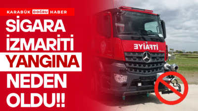 Karabük’ün Kızılcaören Mahallesi’nde bulunan bir evde sabah saatlerinde çıkan yangın