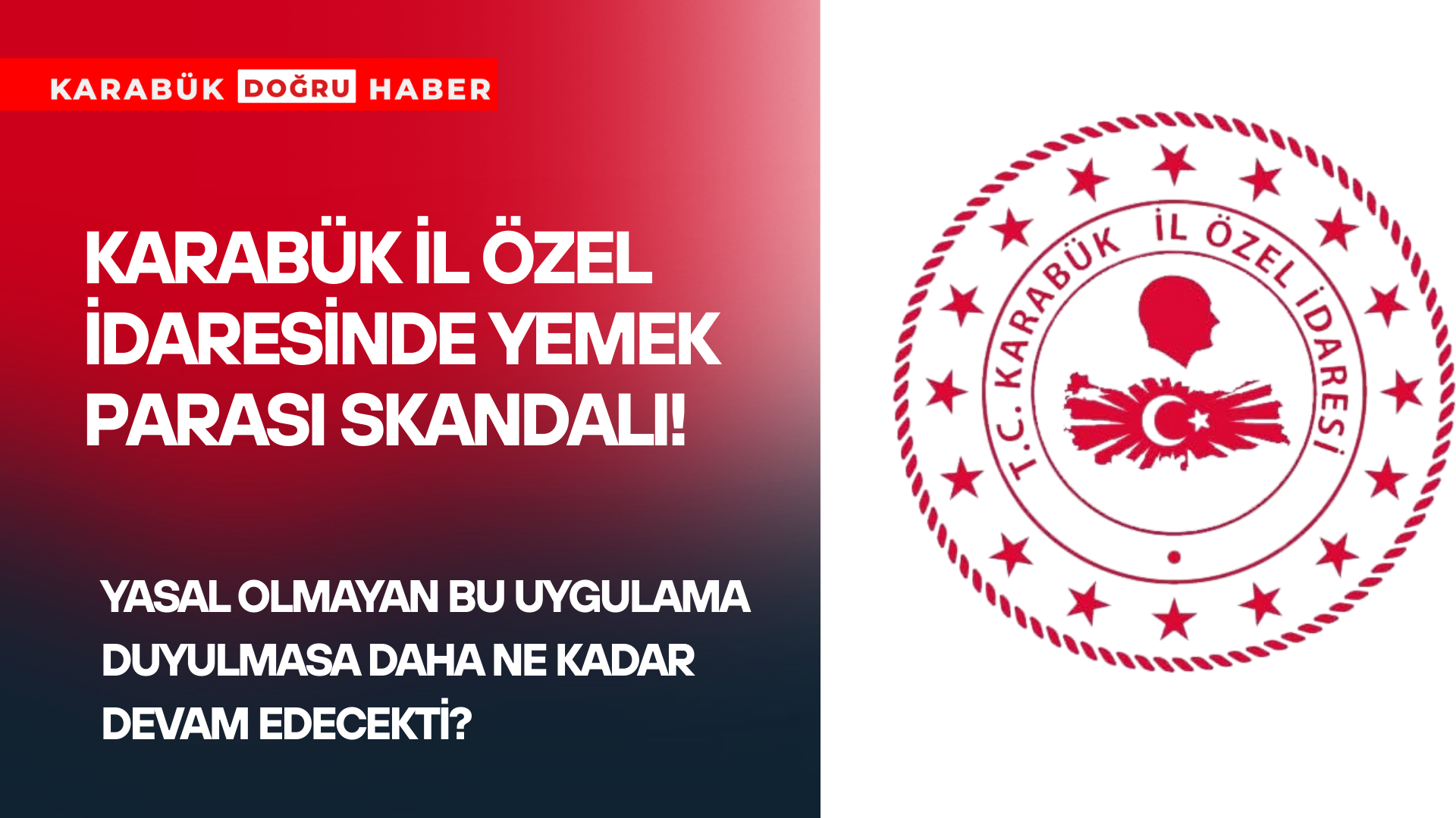 Karabük İl Özel İdaresi’nde Akıl Almaz Uygulama: Muhtarlardan Para Neden