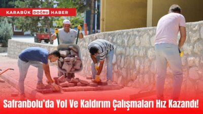 Safranbolu Belediyesi Fen İşleri Müdürlüğü ekipleri, kent genelinde asfaltlama öncesi
