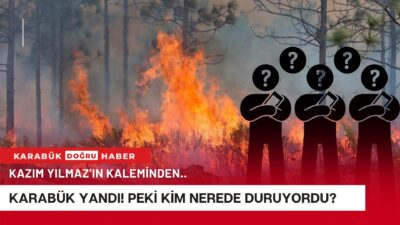 Bu şehir yanarken sadece ağaçlar tutuşmadı.İnsanların niyeti, vicdanı ve gerçek