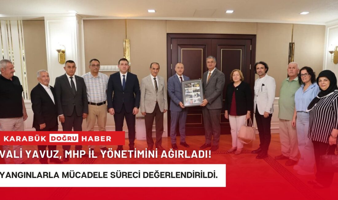 Karabük Valisi Mustafa Yavuz, Milliyetçi Hareket Partisi (MHP) Karabük İl