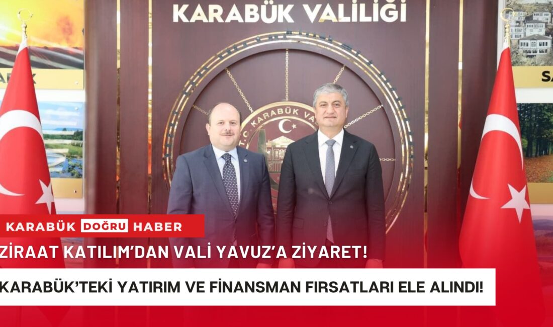 Vali Mustafa Yavuz, Ziraat Katılım Bankası Genel Müdürü Metin Özdemir,