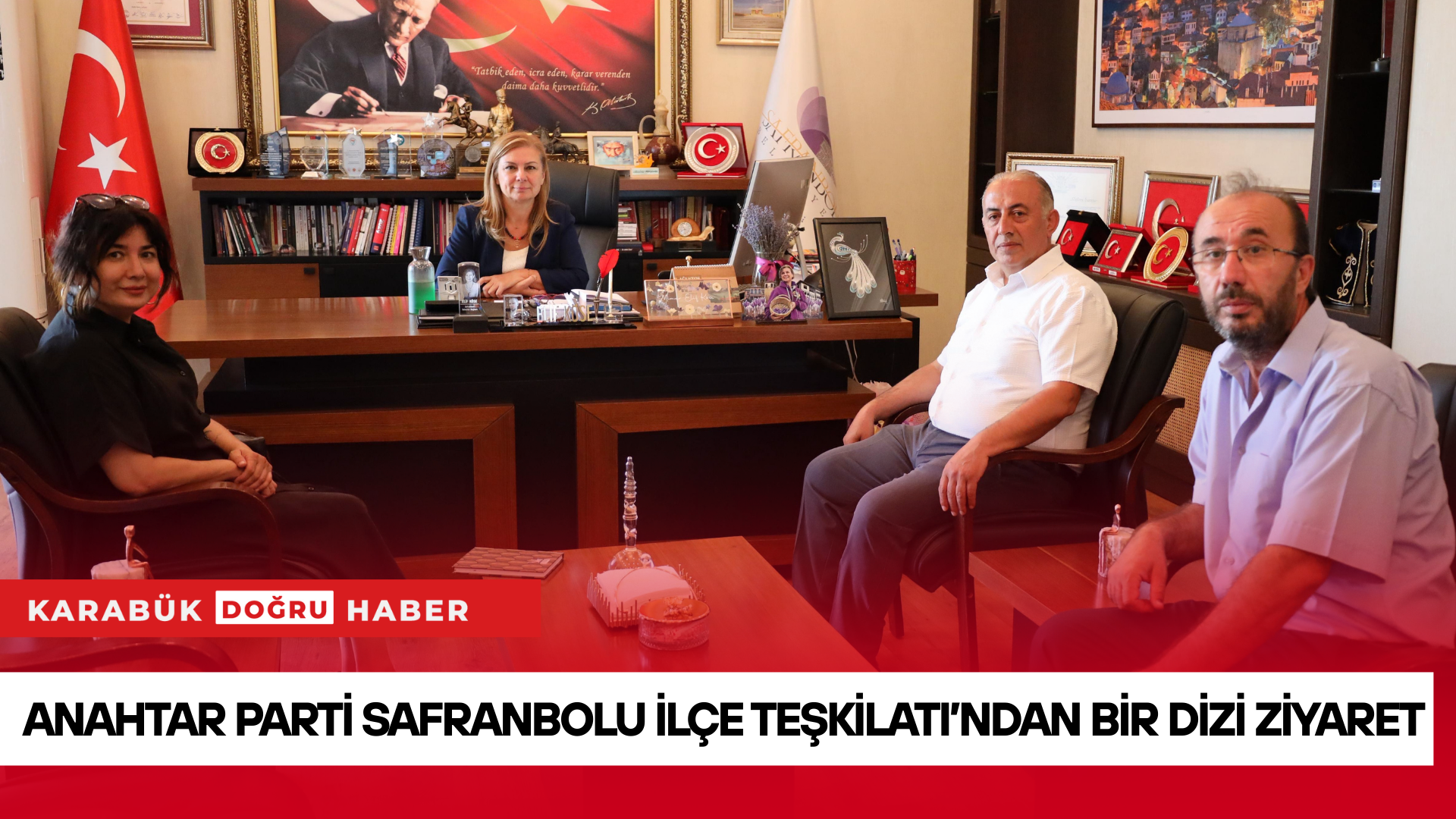 Anahtar Parti Safranbolu İlçe Başkanı Nebi Delibaş, Kadın Kolları Başkanı