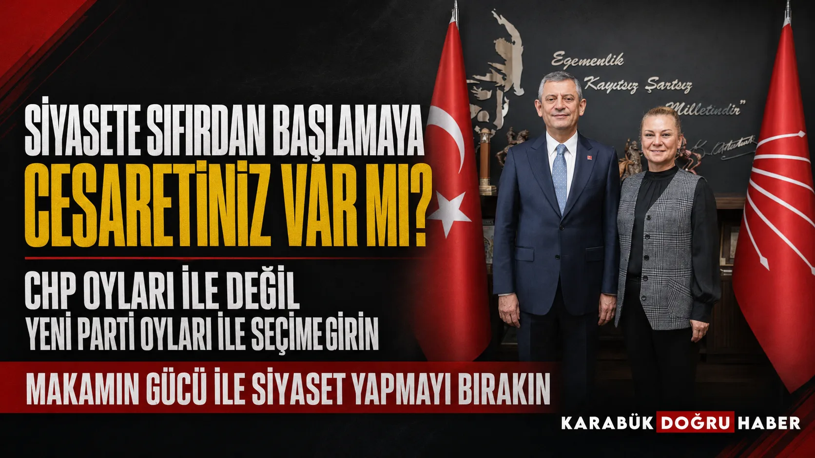 CHP’DE İSTİFALARIN ARDINDAN ASIL SORU: GÖREVLERDEN DE İSTİFA EDECEKLER Mİ? CHP’de peş peşe yaşanan istifalar Karabük siyasetinin gündemine otururken, kamuoyunda