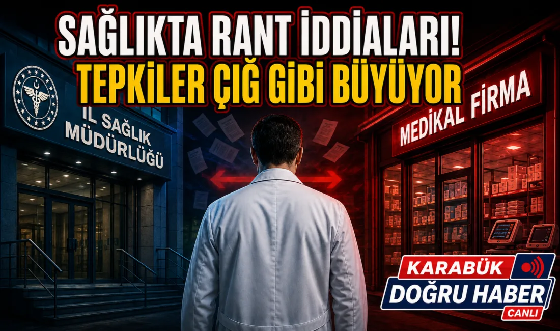 KARABÜK’TE SAĞLIK ÜZERİNDEN RANT İDDİALARI: DOKTORLAR, MEDİKAL FİRMALARI, SGK KAYITLARI