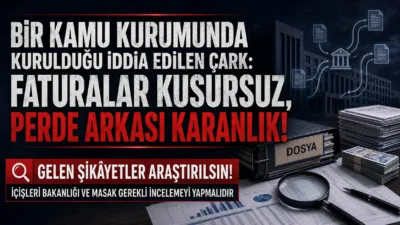 Bir kamu kurumunda yaşandığı ileri sürülen olayları, kişi isimlerini şimdilik